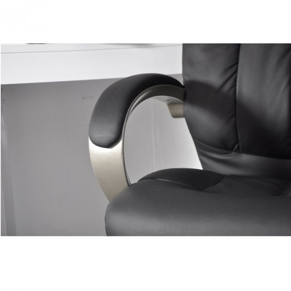 Fauteuils direction bd 694   et  cuir noir