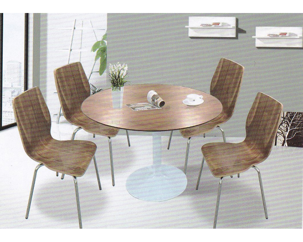 Usine29-Plateform4Set table+chaises 4bd 3351 diam 110 cm