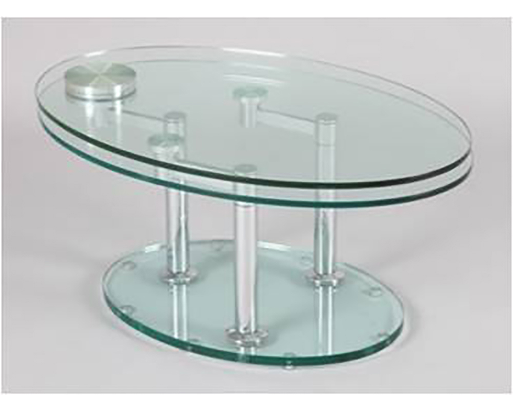 Usine21-Plateform3Table basse Design 3bd-3094 85x42 verre transp