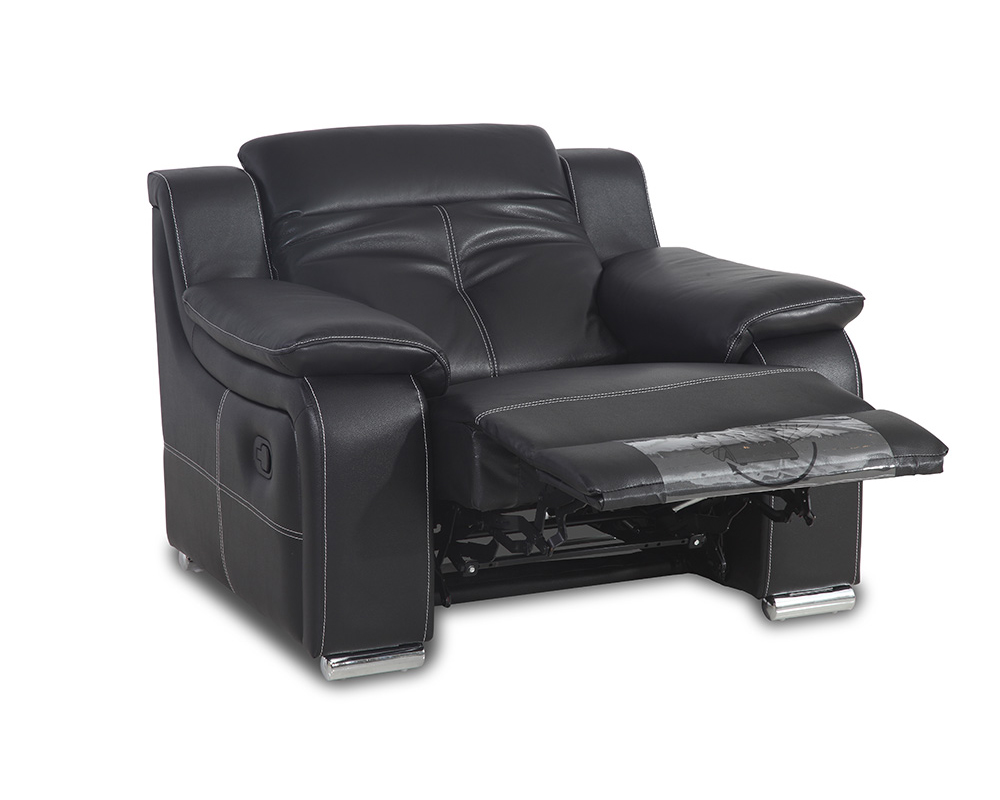  bd 76  et  fauteuil cuir noir electrique