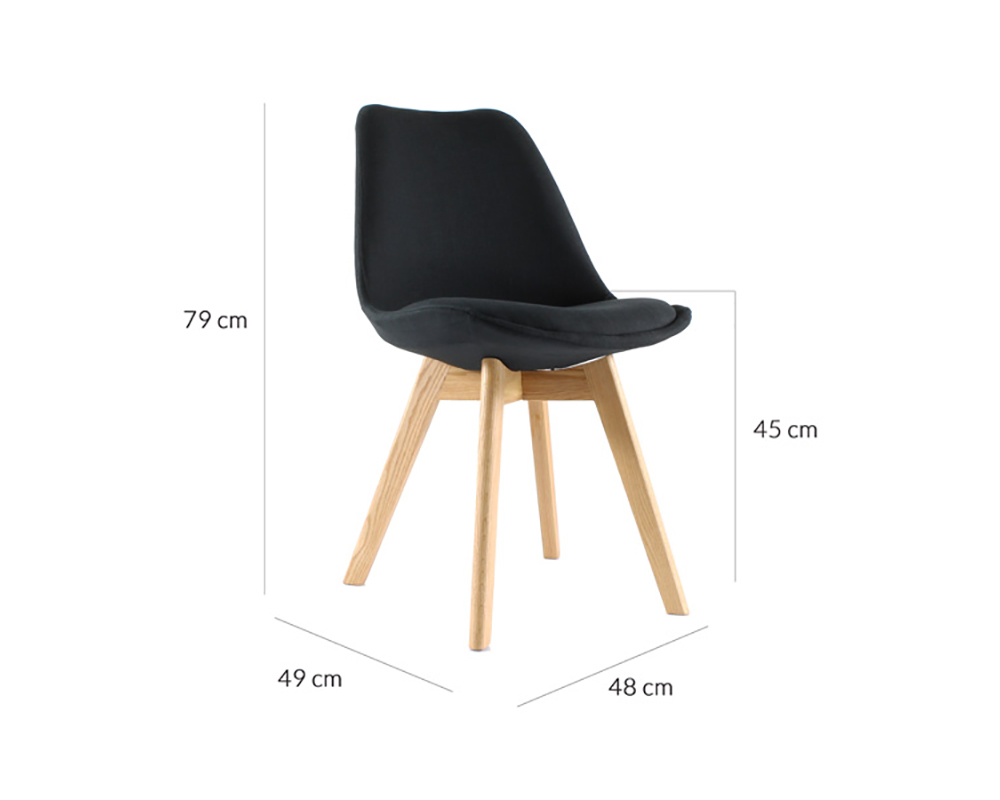  2bd-5993  et  full tissu noir n°39-pieds chene