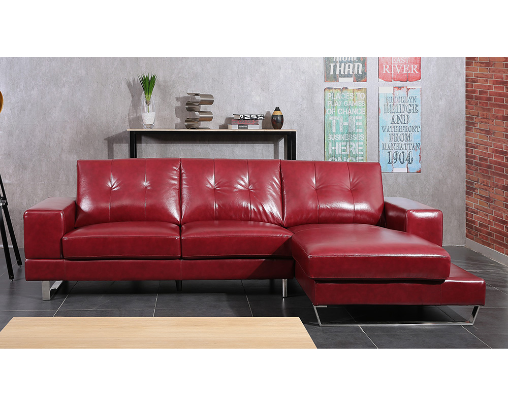  1bd-732  et  angle cuir rouge