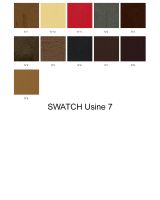 Swatchs revêtements usine 7  et  swatch coloris