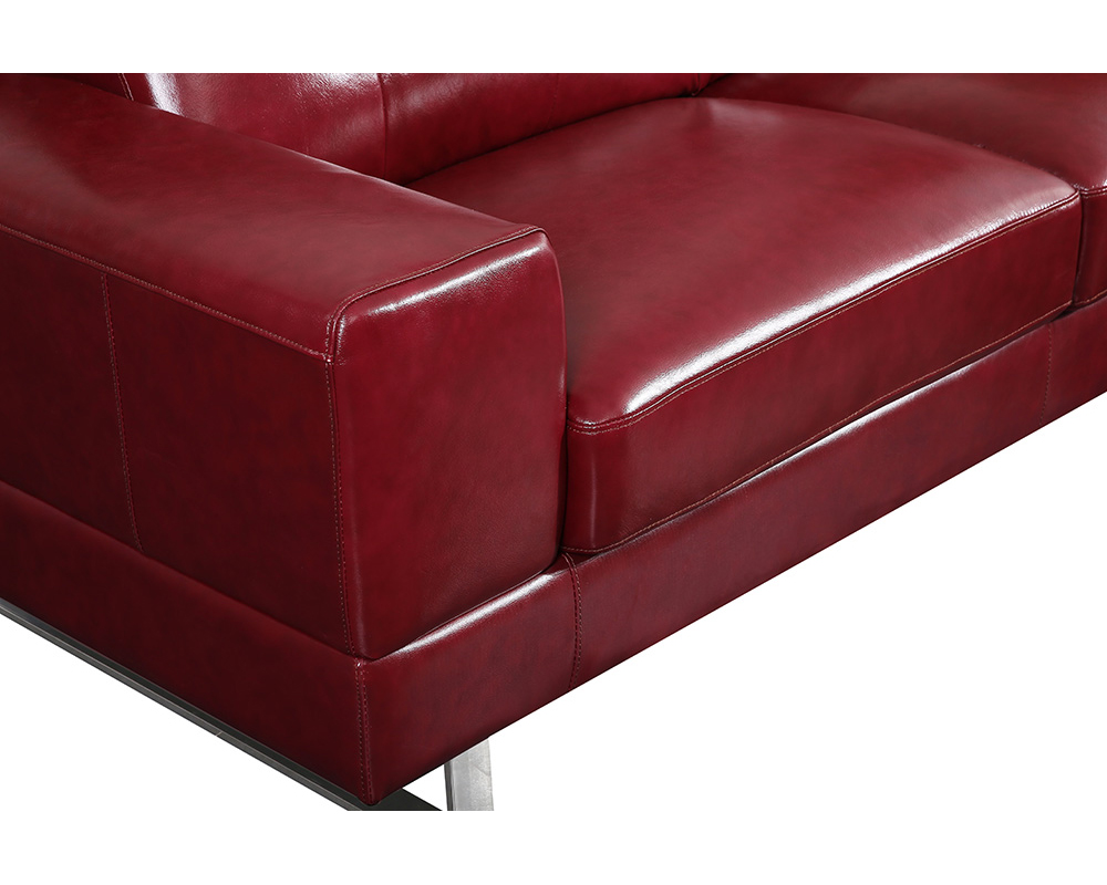  1bd-732  et  angle cuir rouge