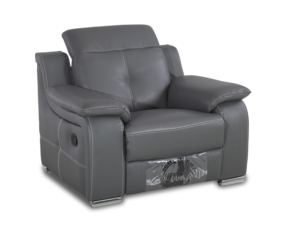  bd 76  et  fauteuil cuir gris electrique