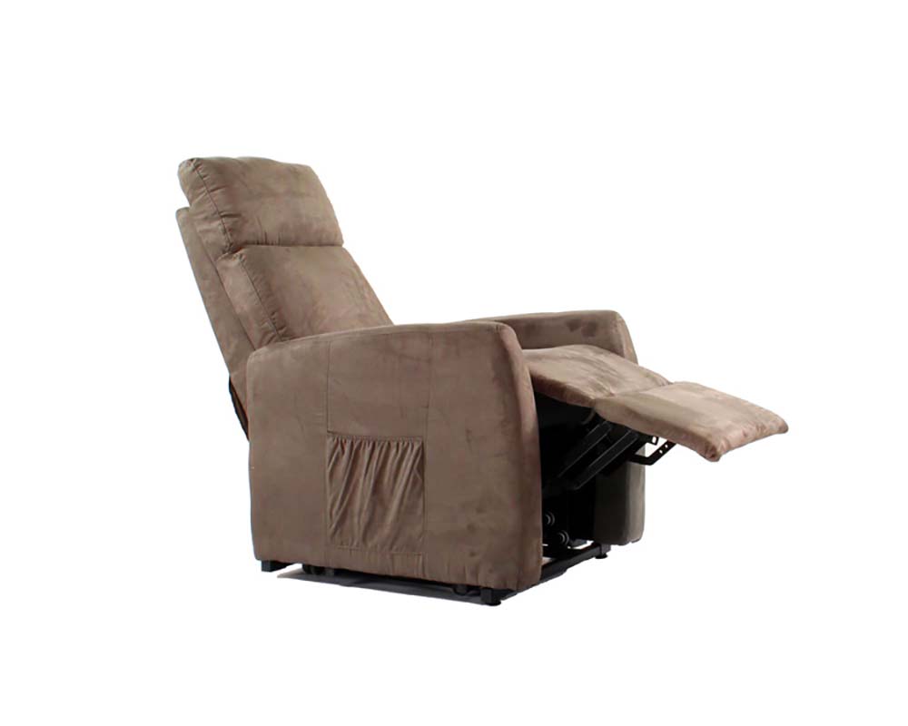  2bd-2520 et fauteuil relax  massant-micro taupe