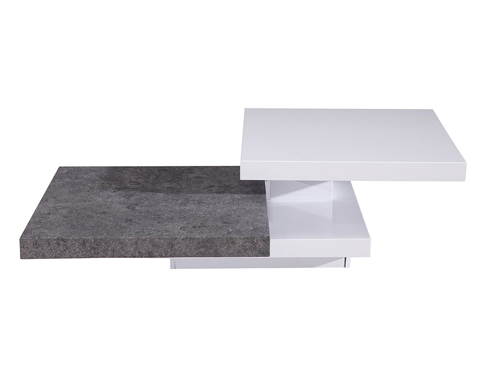 Usine21-Plateform3Table basse Design 3bd-489  et  70 et 100 x 100 cm  mix laque-decor 3d