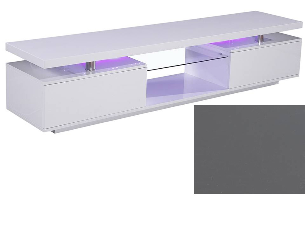  3bd-1394 et 180cm-laque grise-leds