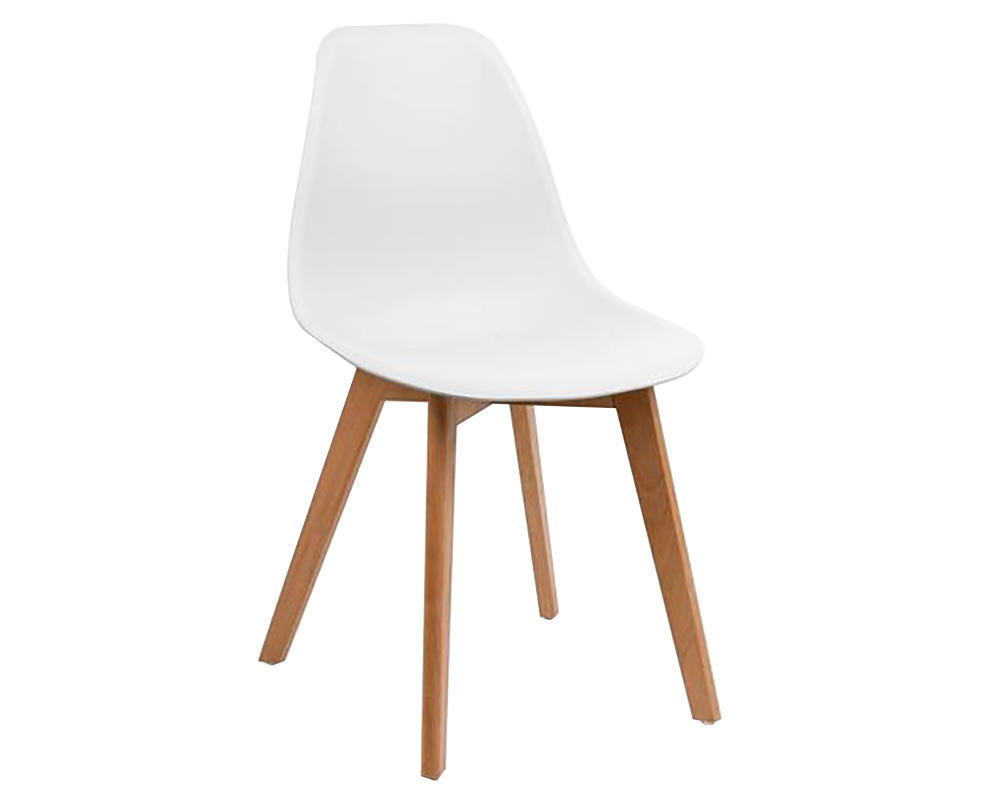 Chaises Scandinaves non rembourrées bd5938  et  pp-pied hevea naturel