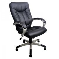 Fauteuils direction bd 694   et  cuir noir