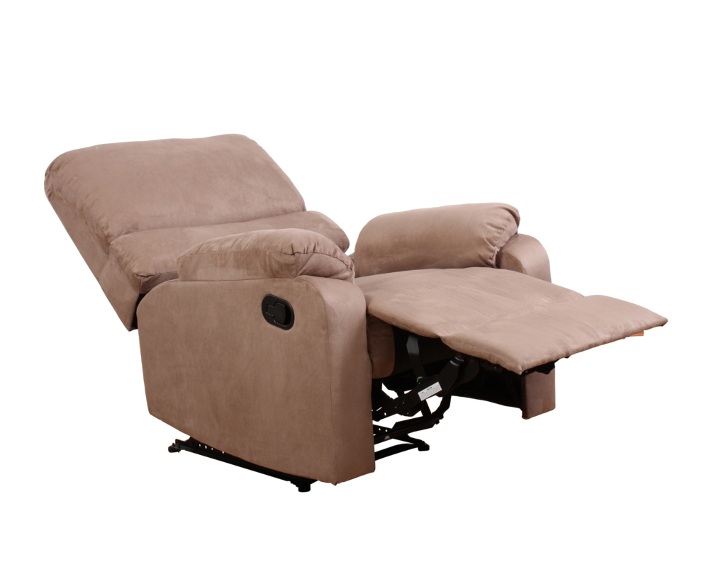  2bd-651  et  fauteuil micro beige manuel