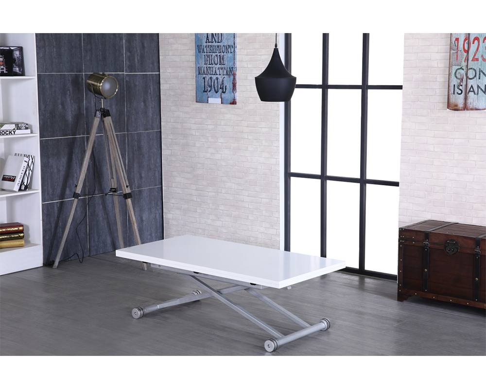 Usine13-Plateform3Table basse Design 3bd-555 et blanc-gris et  60 et 120x120