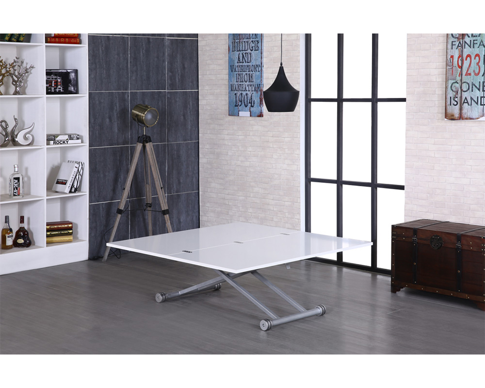 Usine13-Plateform3Table basse Design 3bd-555 et blanc-gris et  60 et 120x120