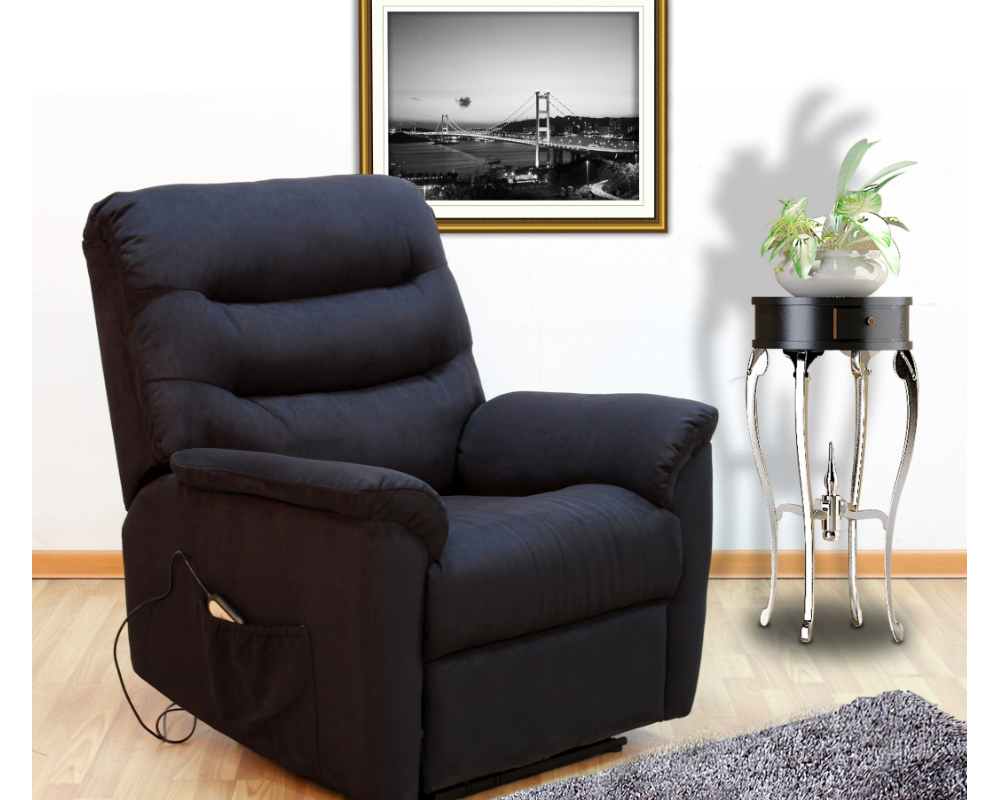 Usine5-Plateform2Fauteuils Relax 2bd-657  et  fauteuil micro noire electrique